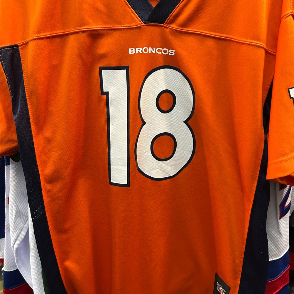 Nike Kids Orange and Navy Jersey